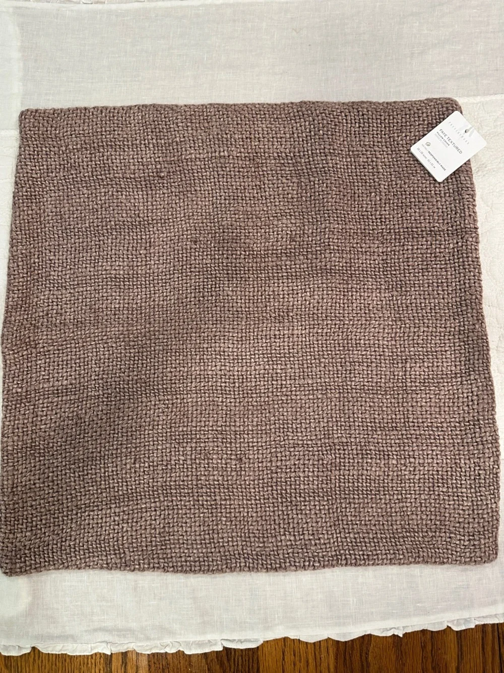 Pottery Barn Faye Linen Textured Pillow Cover - NWT